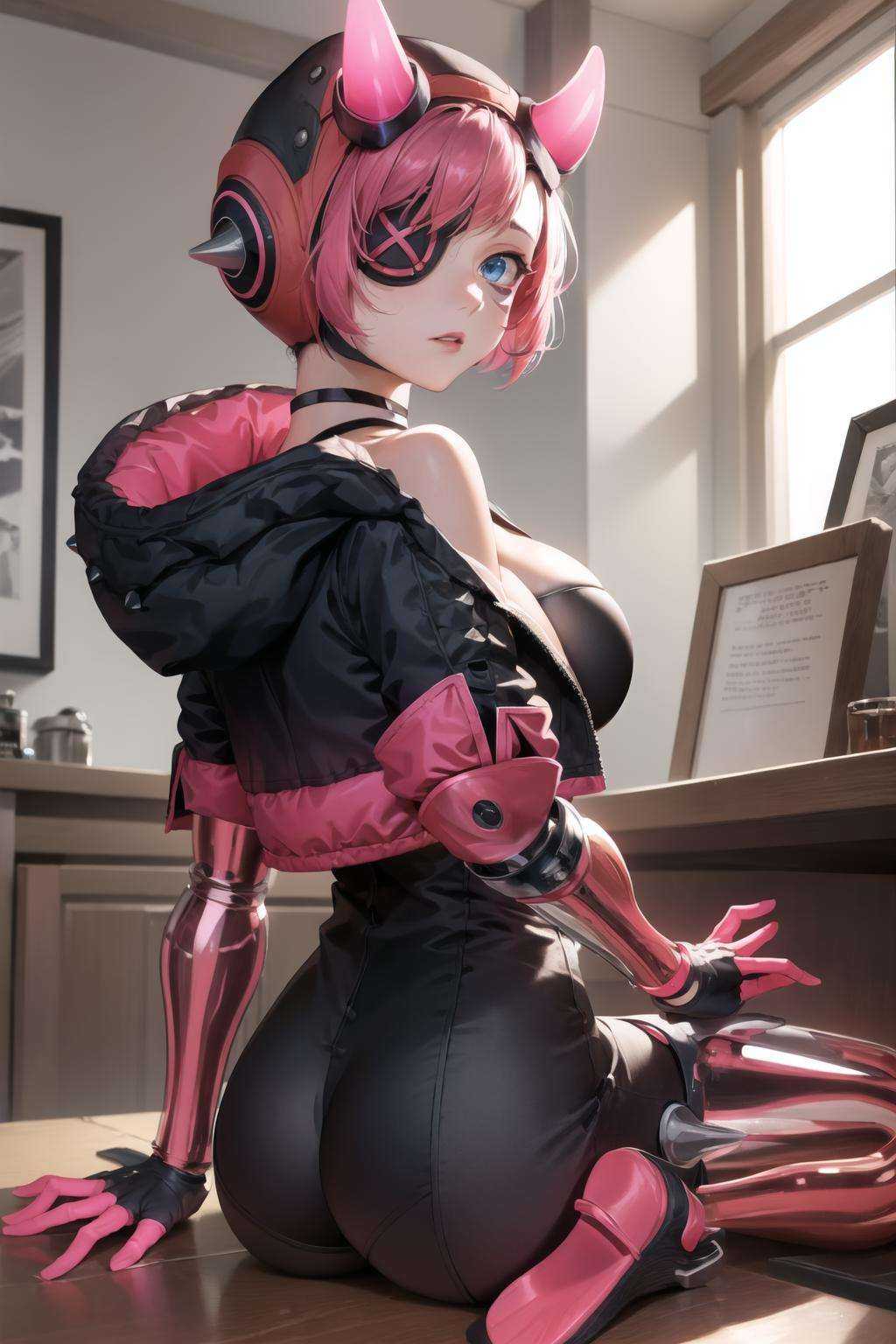 cyber punked wattson,  1girl,  solo on Tensor.Art