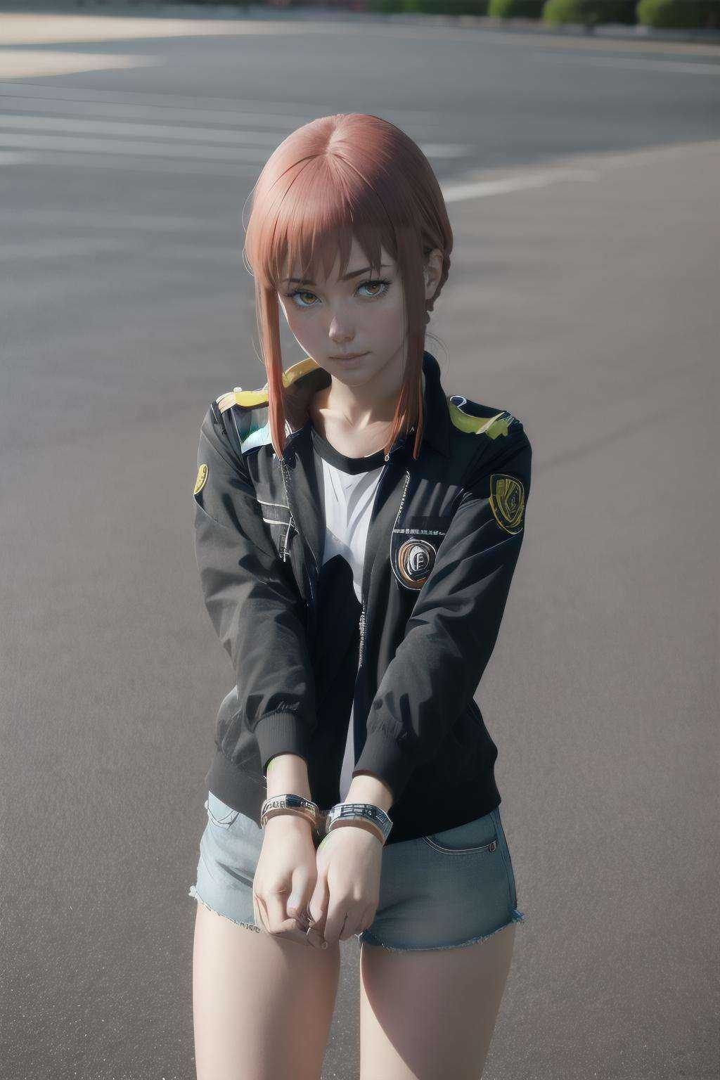 handcuffs,  1girl,  solo on Tensor.Art