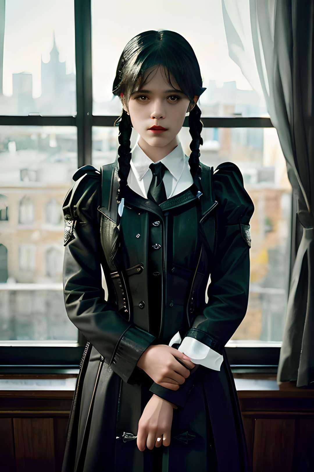 ((wednesday)),  vampire,  masterpiece on Tensor.Art