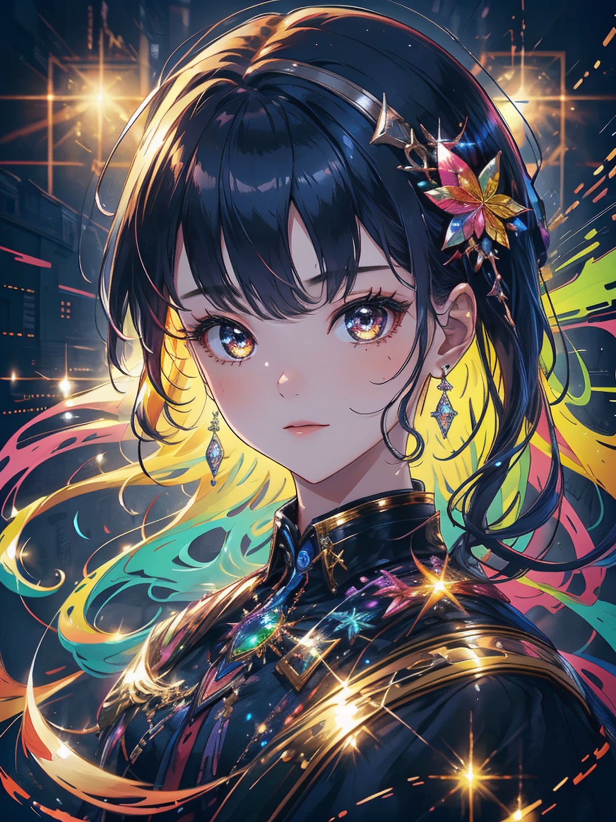 1girl,  glitter,  high_resolution on Tensor.Art