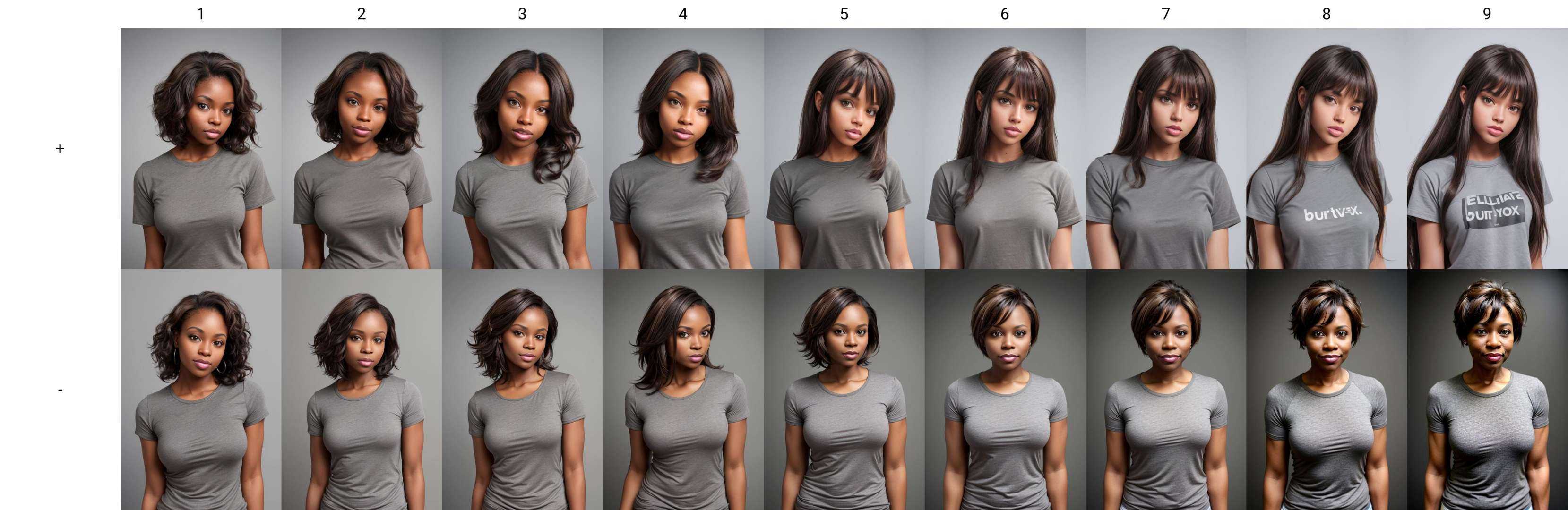photo of a black woman,  brown hair,  upper body on Tensor.Art