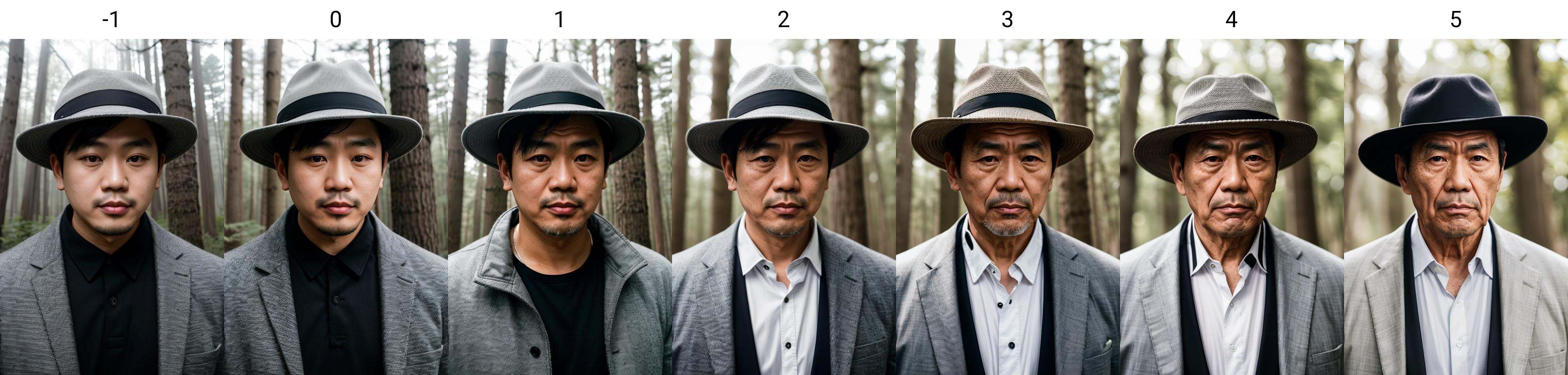 asian man,  white shirt,  grey jacket on Tensor.Art