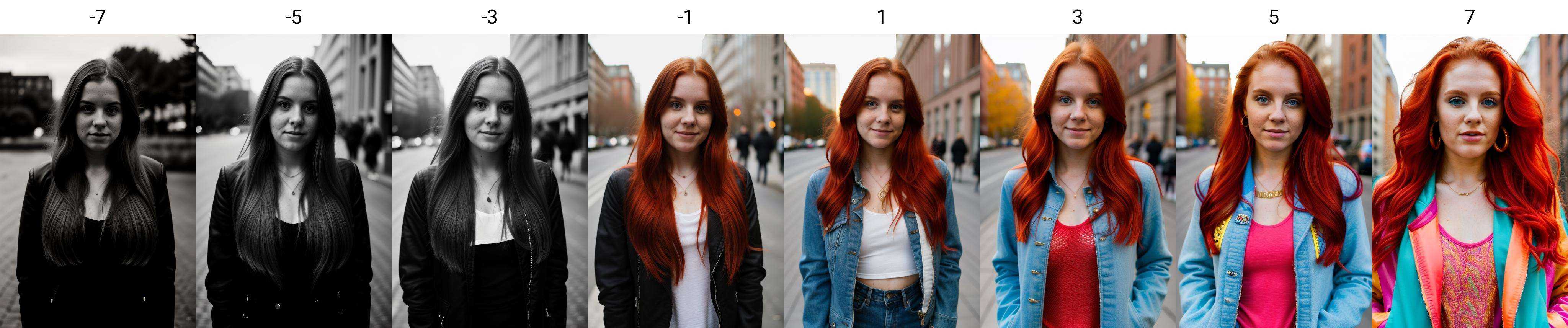 a young white woman,  red hair,  long hair on Tensor.Art