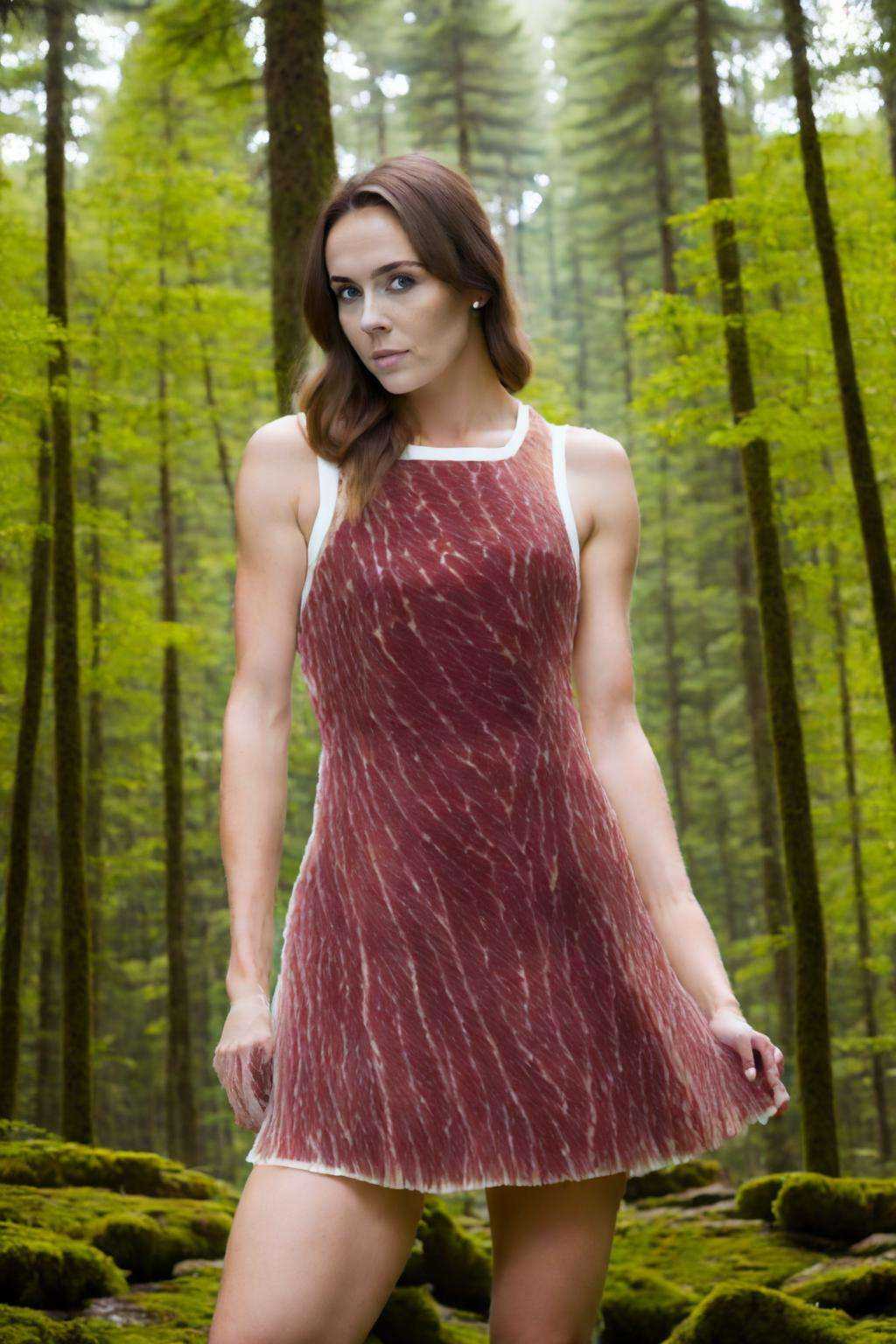 b33f skirt,  sleeveless,  a beautiful girl on Tensor.Art