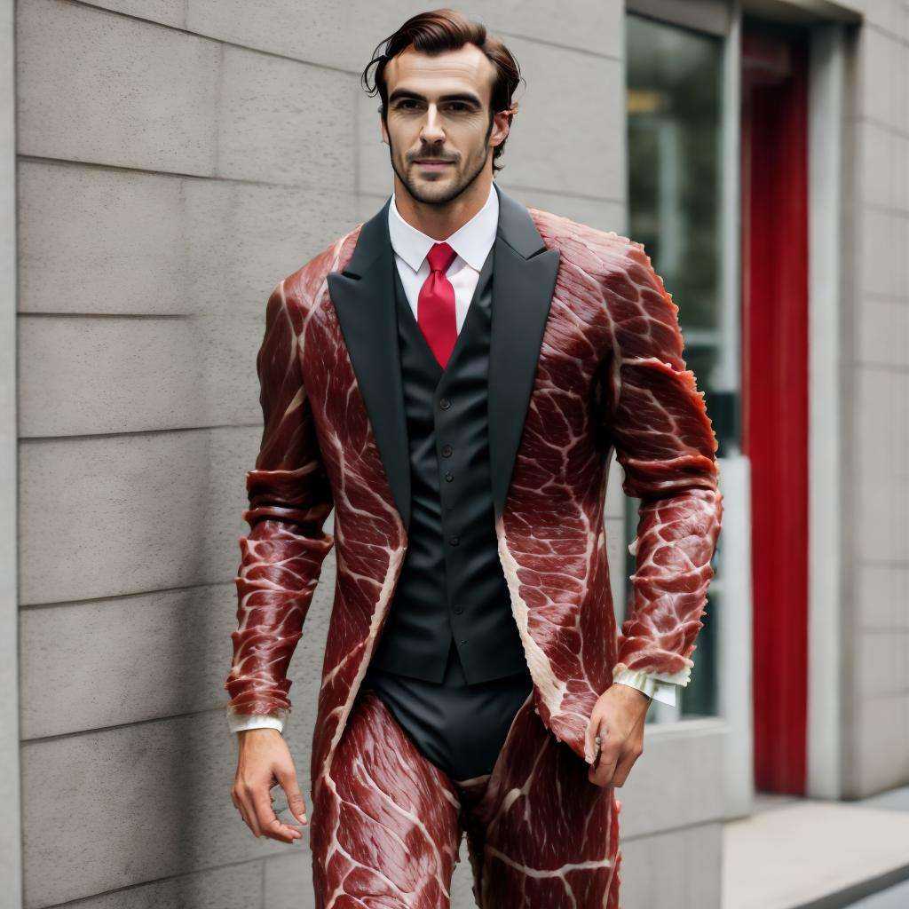 handsome man wearing b33f suit on Tensor.Art