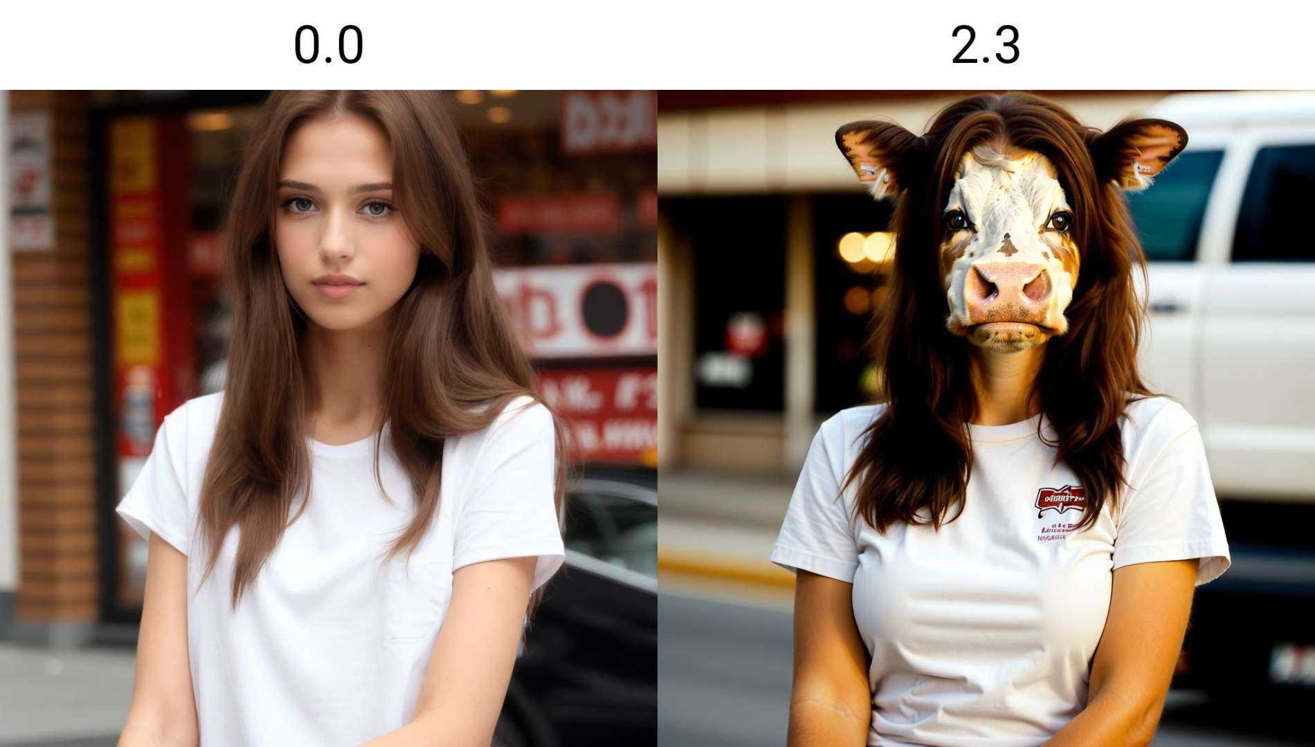 a beautiful woman,  long hair,  brown hair wearing white shirt on Tensor.Art