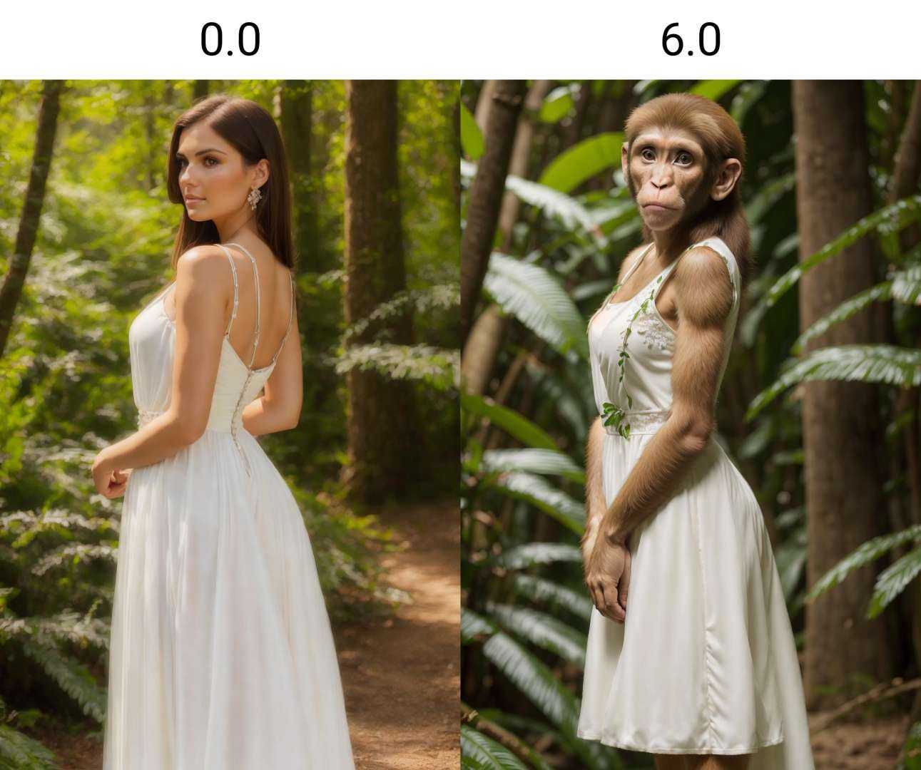 a beautiful woman,  white dress,  arms looking at viewer on Tensor.Art