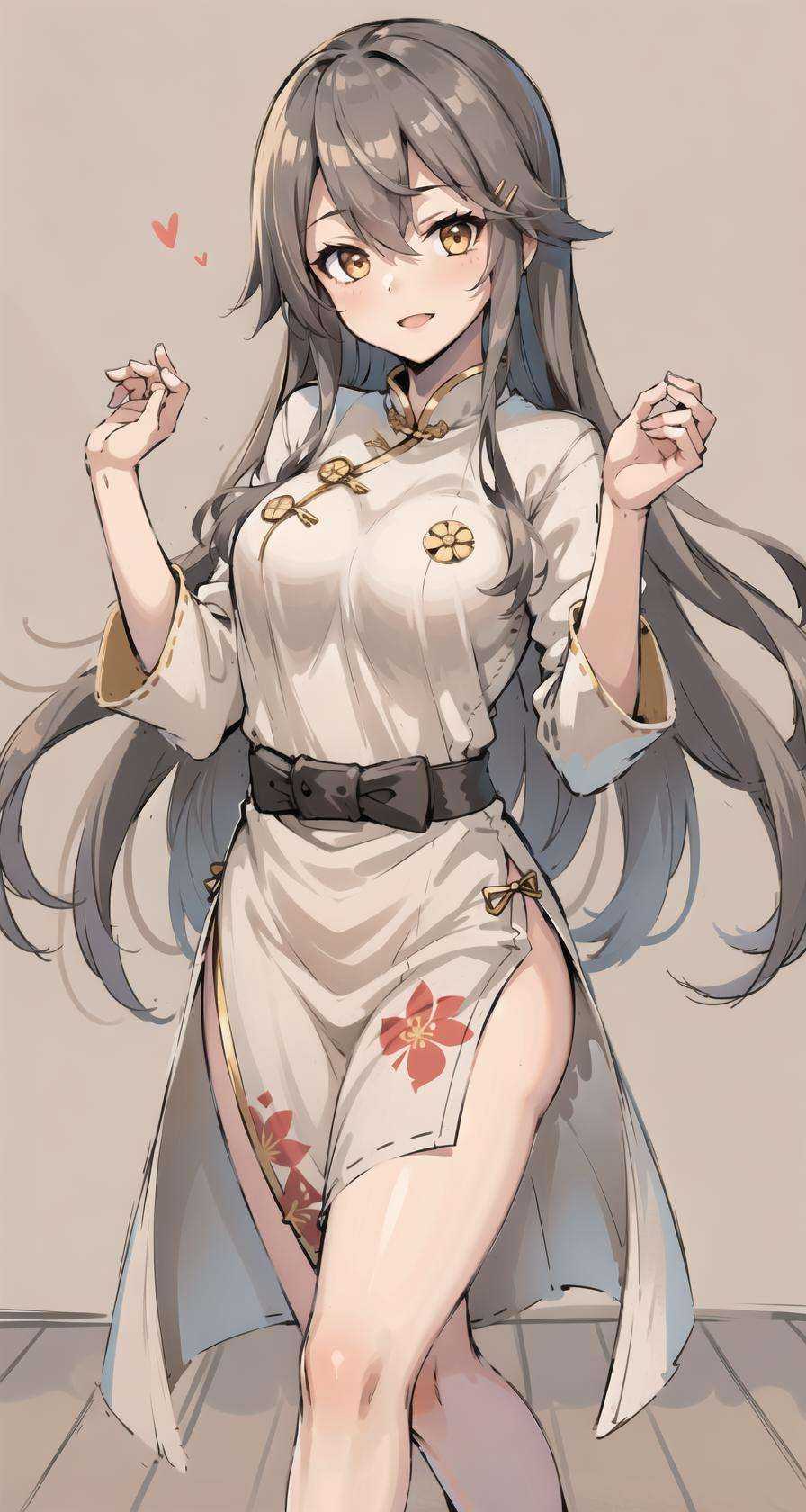 1girl,  solo,  [haruna \(kancolle\):0.8] on Tensor.Art