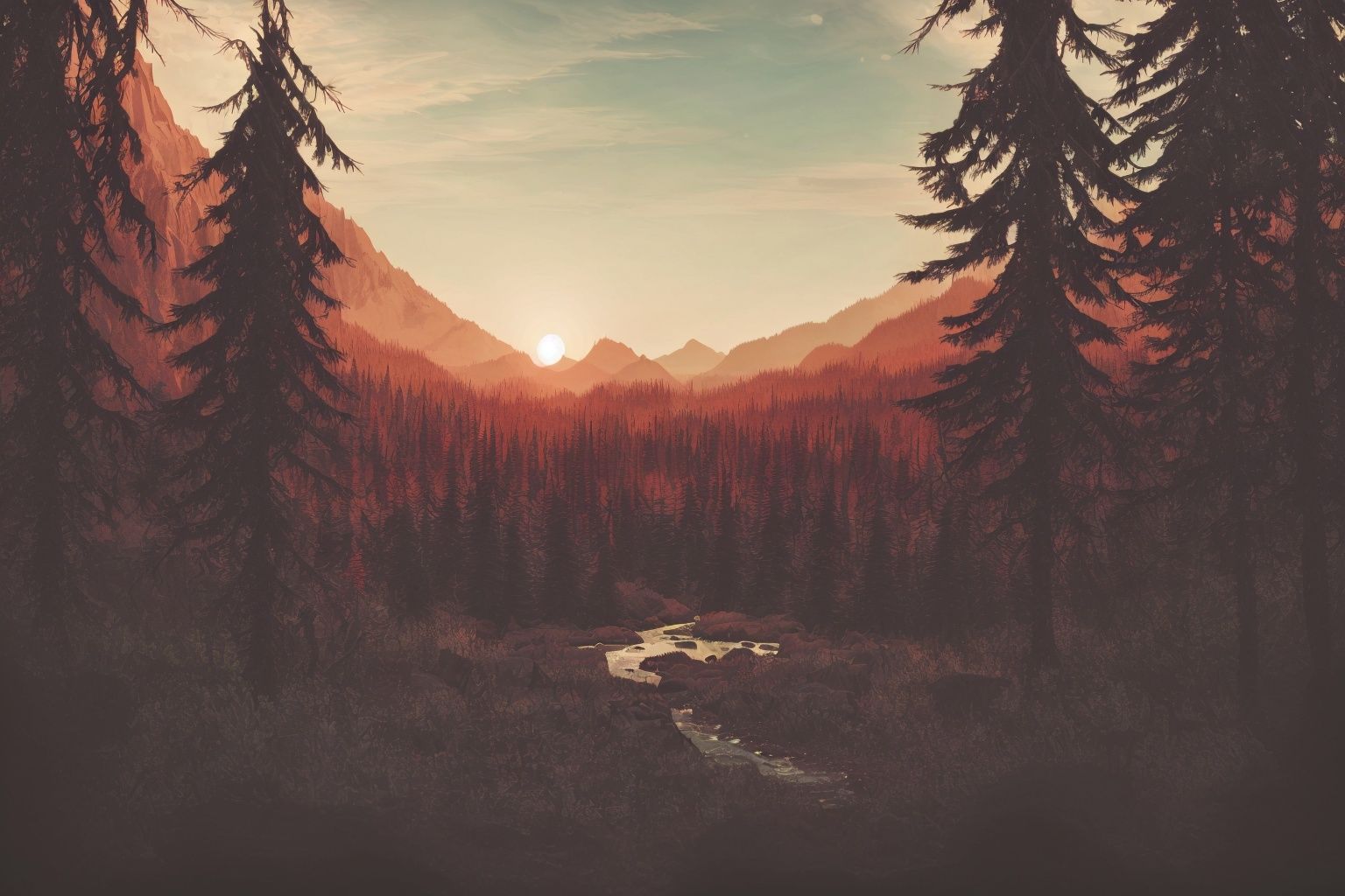 xyzabcwalls,  sun,  mountain on Tensor.Art