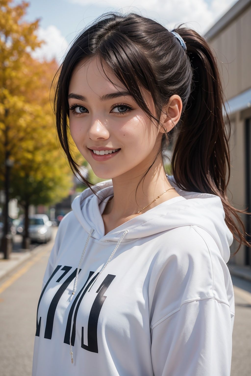 woman,  age 20 years old,  ponytail on Tensor.Art