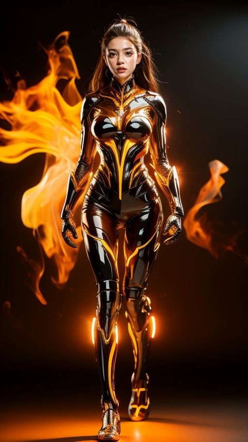 1,<lora:_raging flames>,1girl,