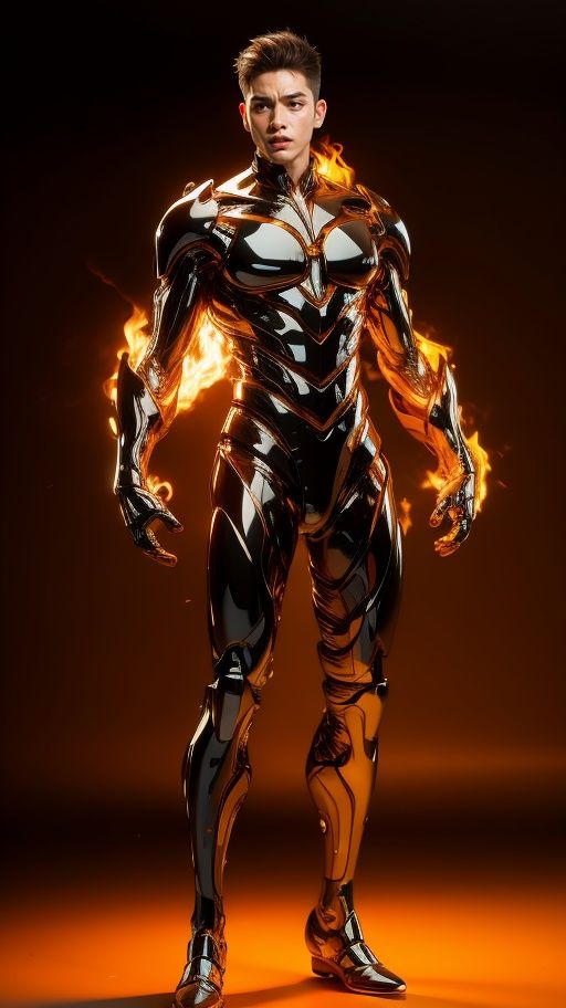 1,<lora:_raging flames>,1boy,