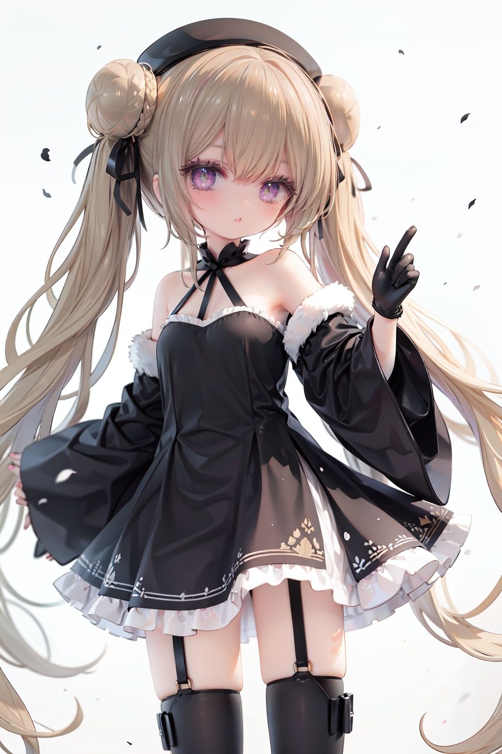 1girl,  dress,  double bun on Tensor.Art