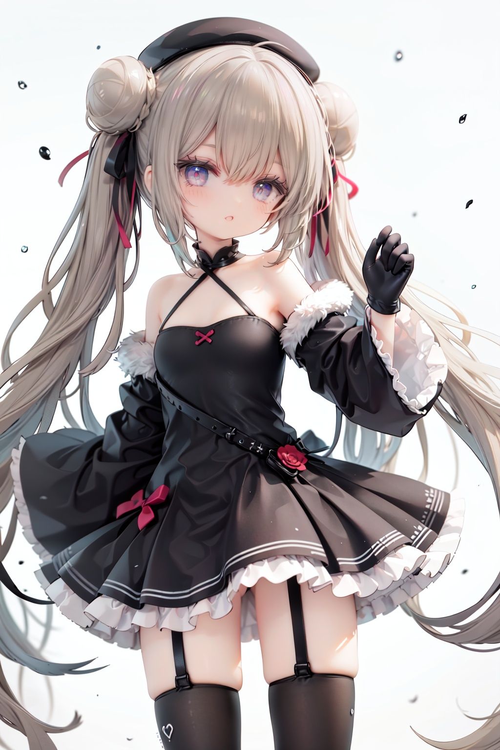 1girl,  dress,  double bun on Tensor.Art