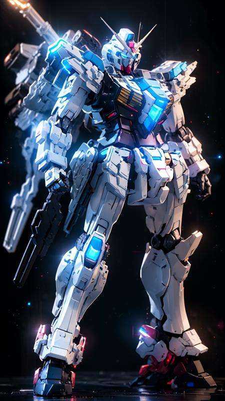 BJ_Gundam,  solo,  blue_eyes on Tensor.Art