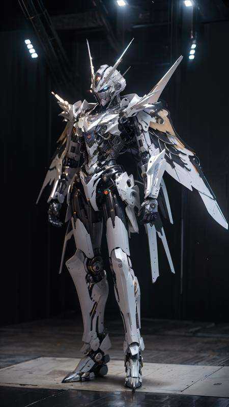 BJ_Gundam,  solo,  wings on Tensor.Art
