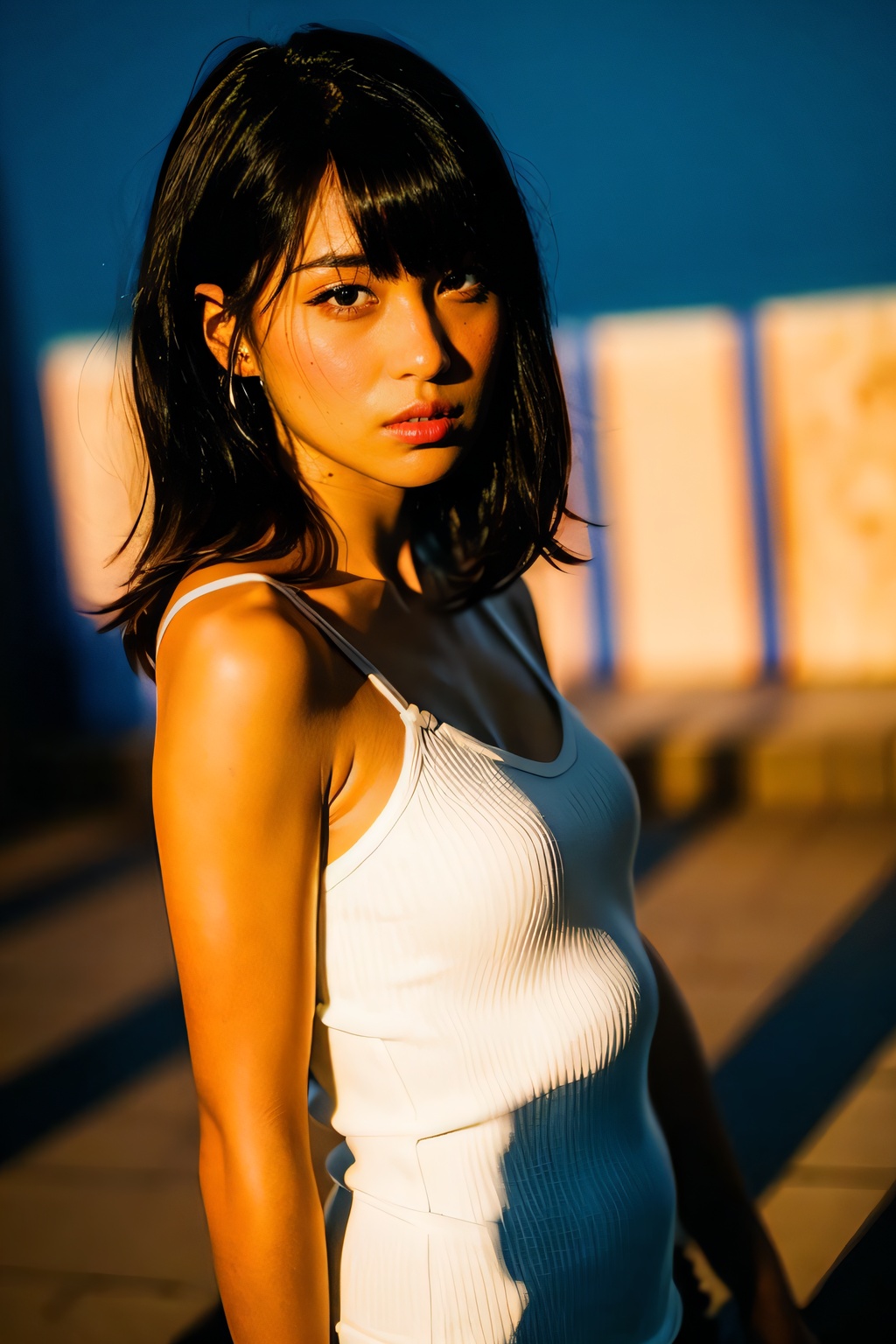 1 girl,  perfect light and shadow,  Background blurring on Tensor.Art