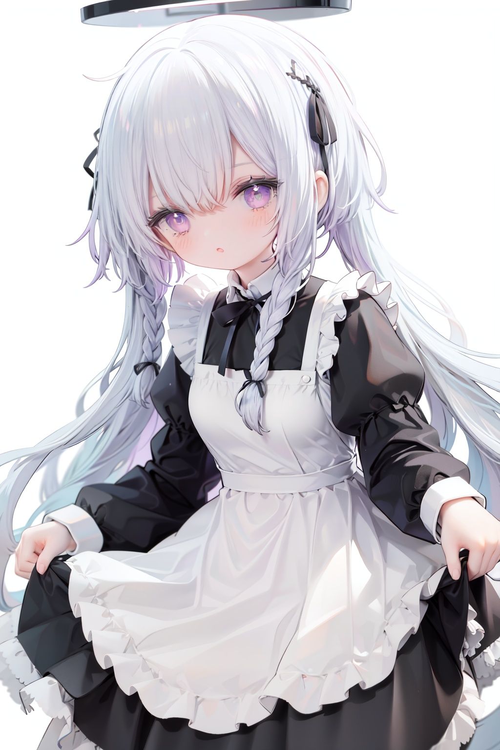 1girl,  solo,  apron on Tensor.Art