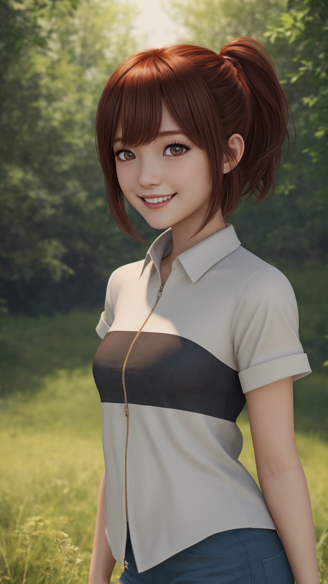 1girl,  chibi,  cute smile face on Tensor.Art
