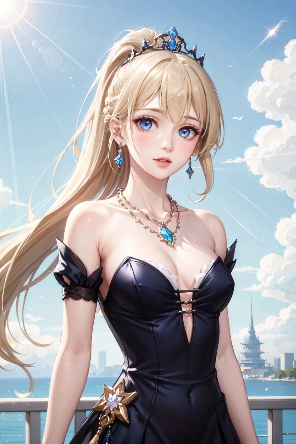 1girl,  blonde hair,  solo on Tensor.Art