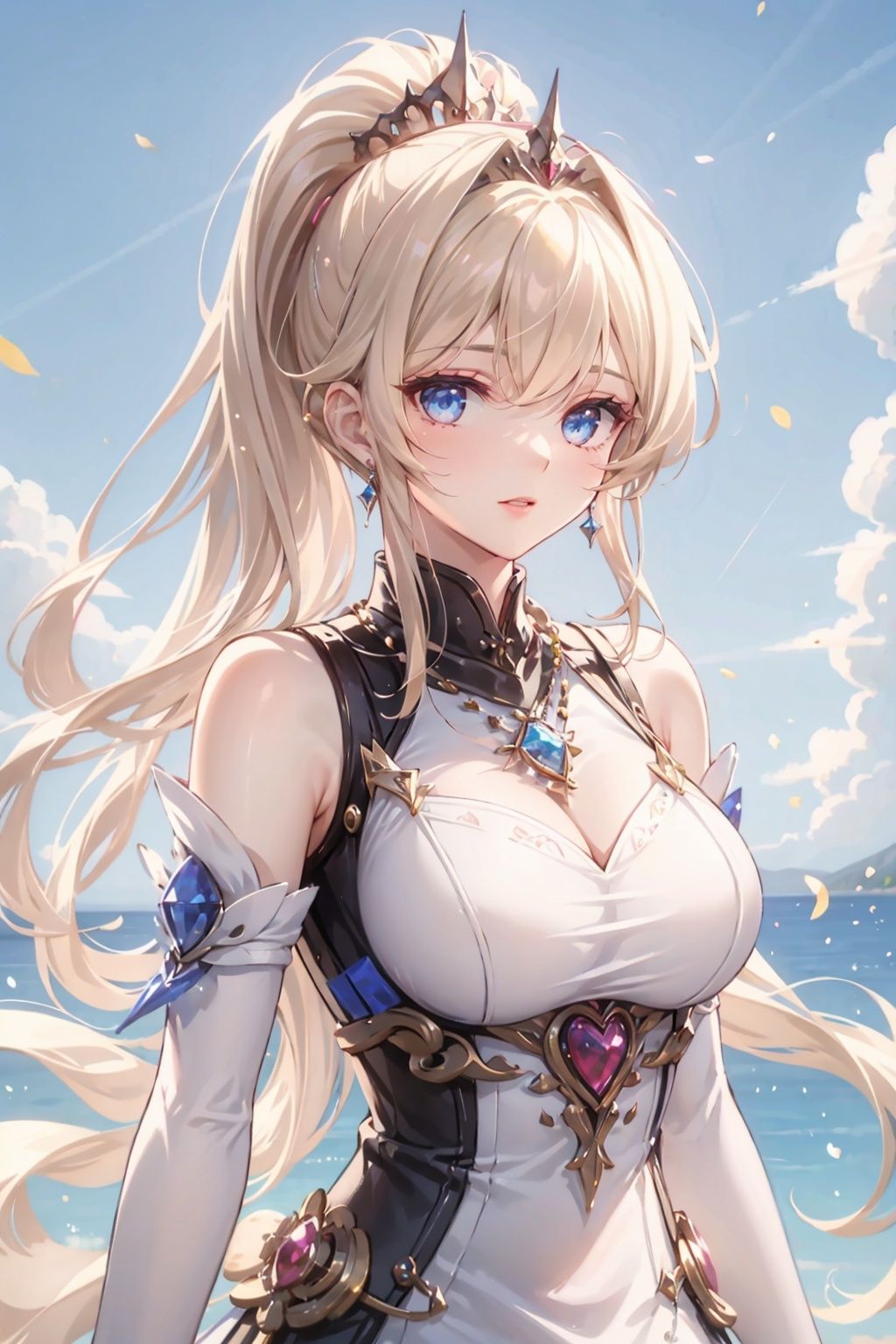 1girl,  blonde hair,  solo by 秦剑only on Tensor.Art