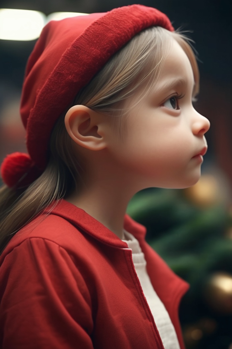 1girl,monster,,detailmaster2, ,cinematic  moviemaker style, the profile of a santa claus, realistic photo 