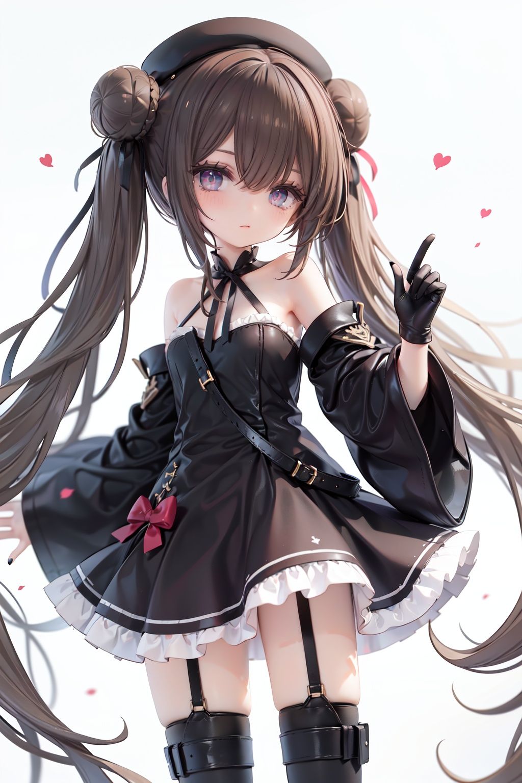 1girl,  dress,  double bun on Tensor.Art