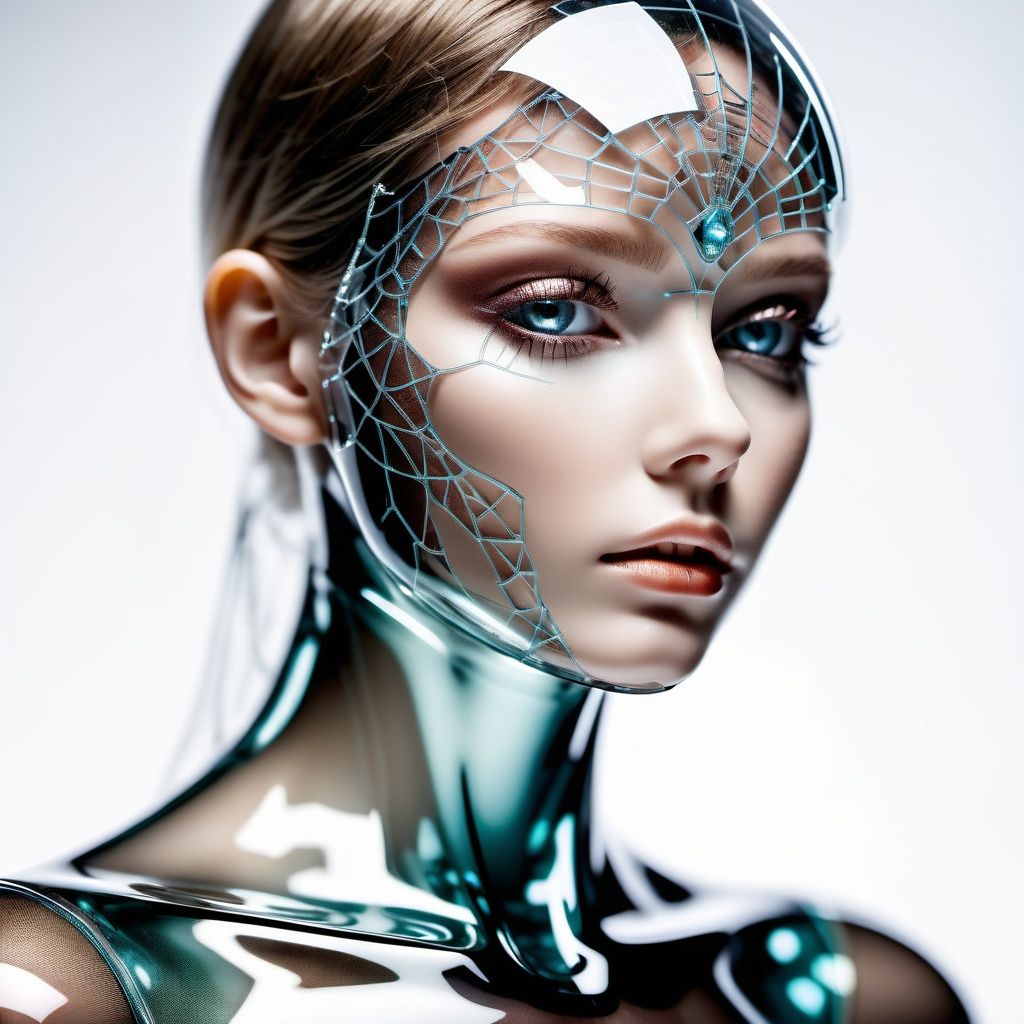 a professional closeup,  photo of a glass human,  white background,  transparent body,  visible veins,  highly detailed,  head,  upper body,  breathtaking, Parts,  transparent, <lora:EMS-41382-EMS:0.800000>