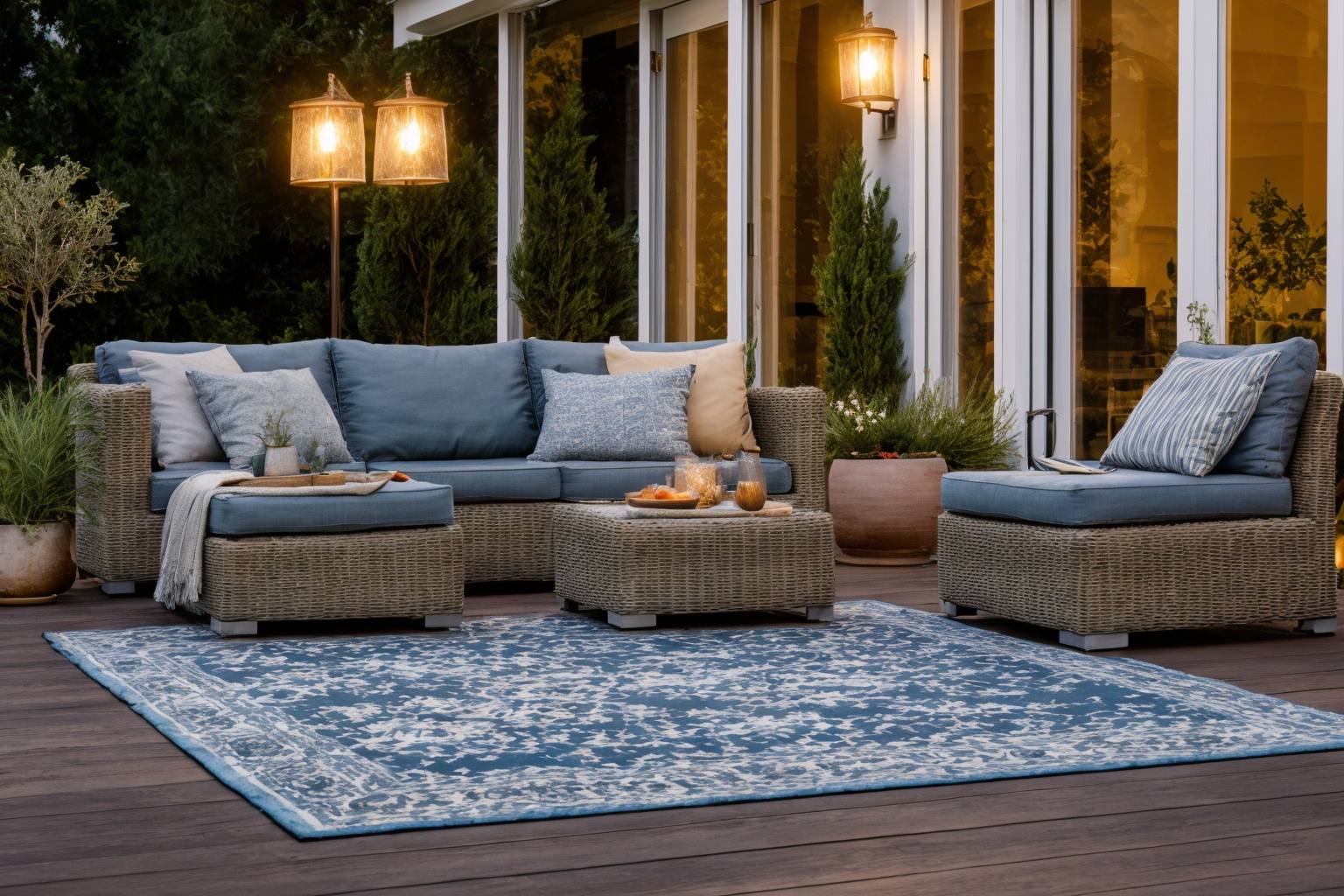 garden,  Experience the magic of Pixar 3D,  bringing to life a patio scene with a comfortable couch on Tensor.Art