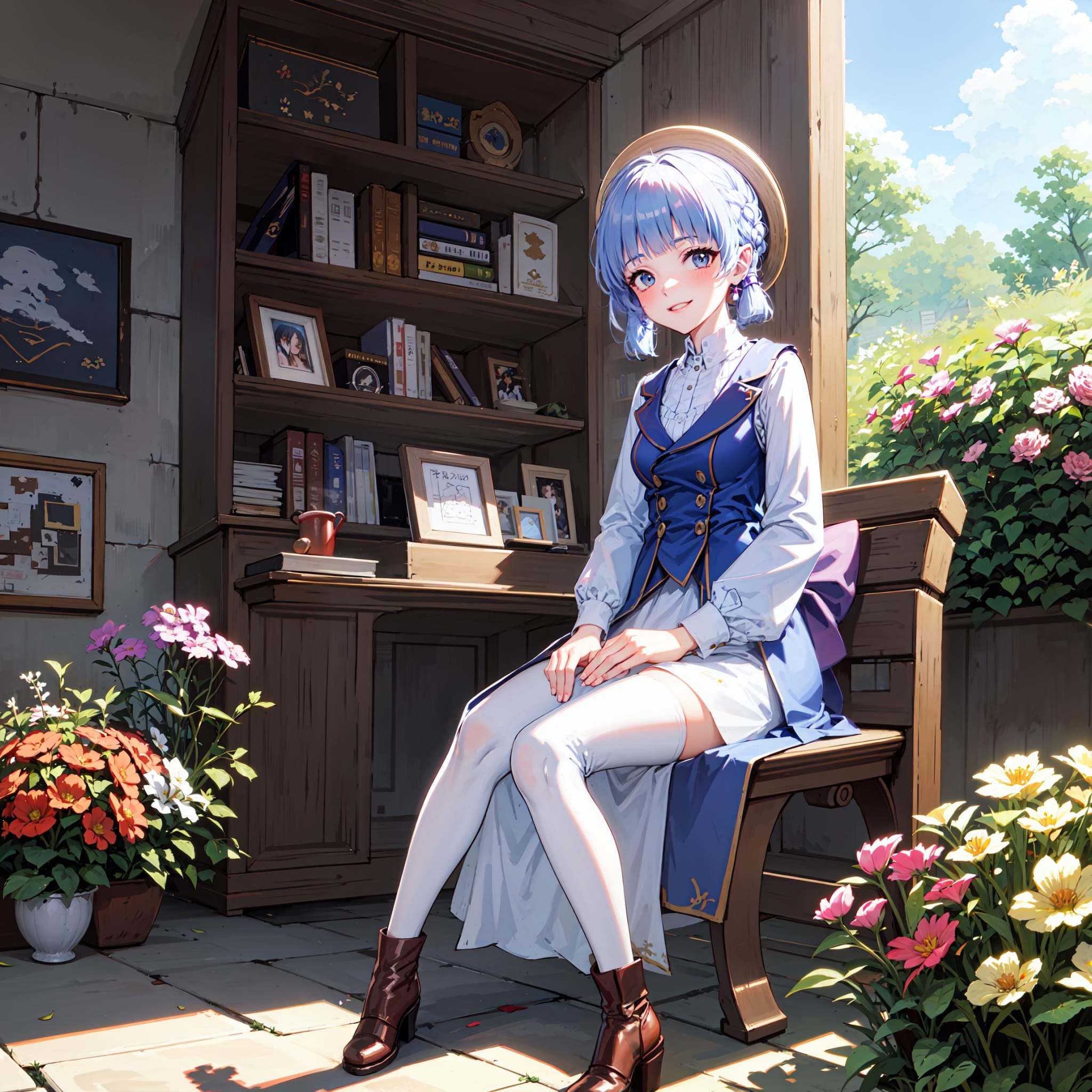 ayaka_genshin,  (1 girl),  (full body) on Tensor.Art