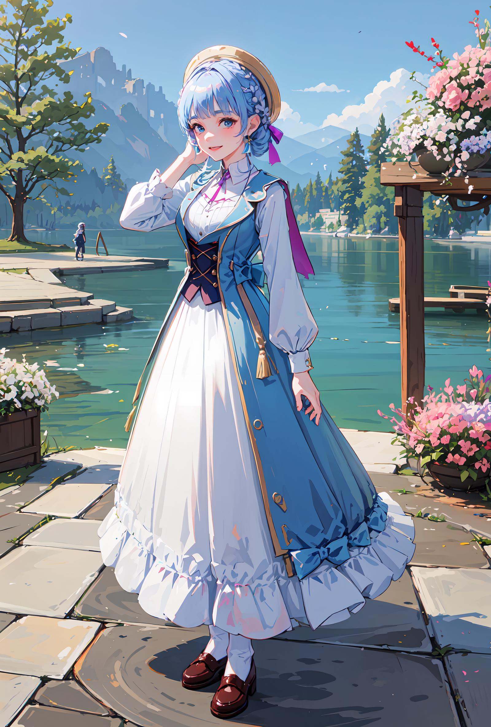 ayaka_genshin,  ,  (full body) on Tensor.Art
