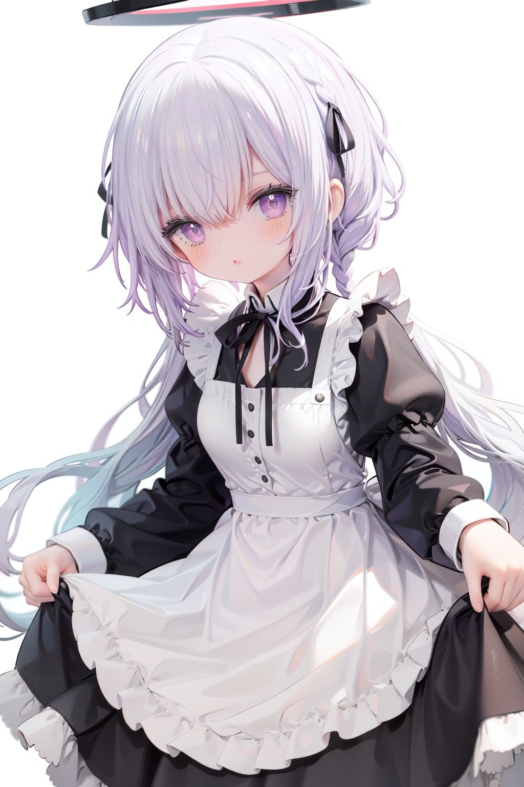 1girl,  solo,  apron on Tensor.Art