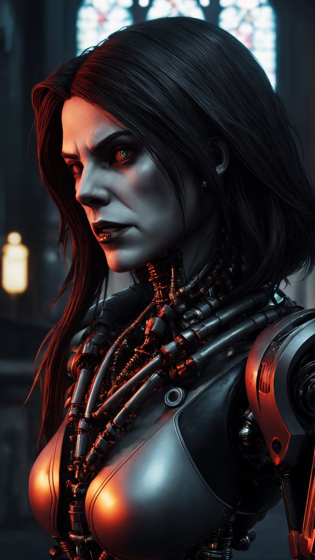 Portrait,  Morbius from Marvel,  biomechanical on Tensor.Art