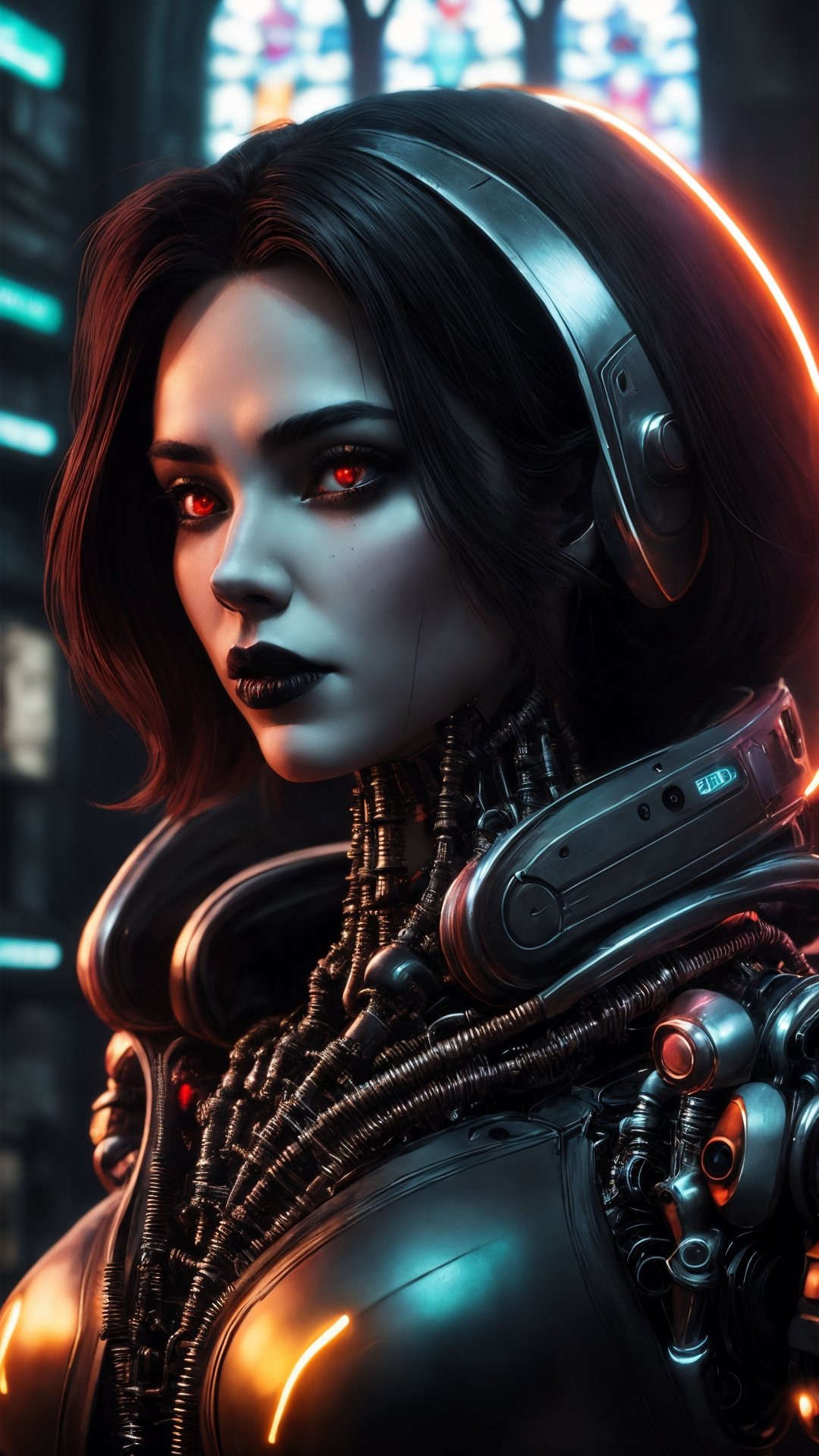 Portrait,  Morbius from Marvel,  biomechanical on Tensor.Art