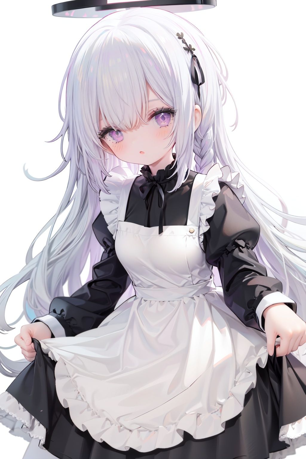 1girl,  solo,  apron on Tensor.Art