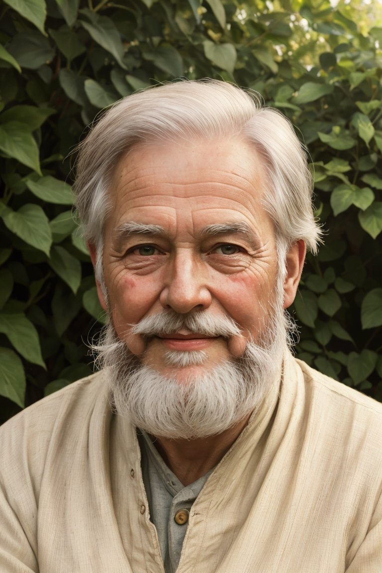 wise old eyes,  detailed white beard,  strong build on Tensor.Art