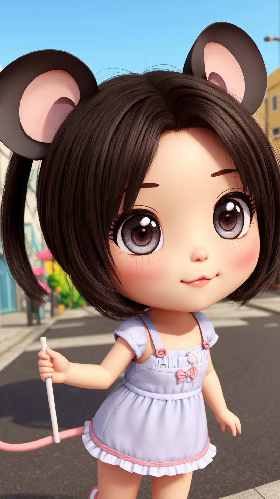 Close up,  cute cartoon,  chibi style on Tensor.Art