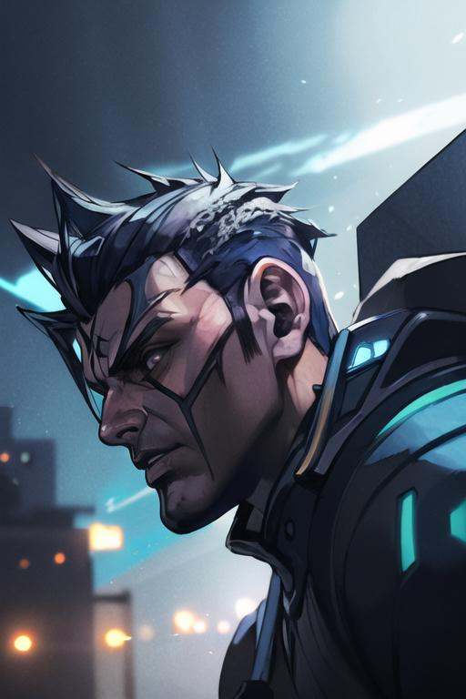 male cyberpunk soldier,  cinematic lighting,  hyperrealistic on Tensor.Art