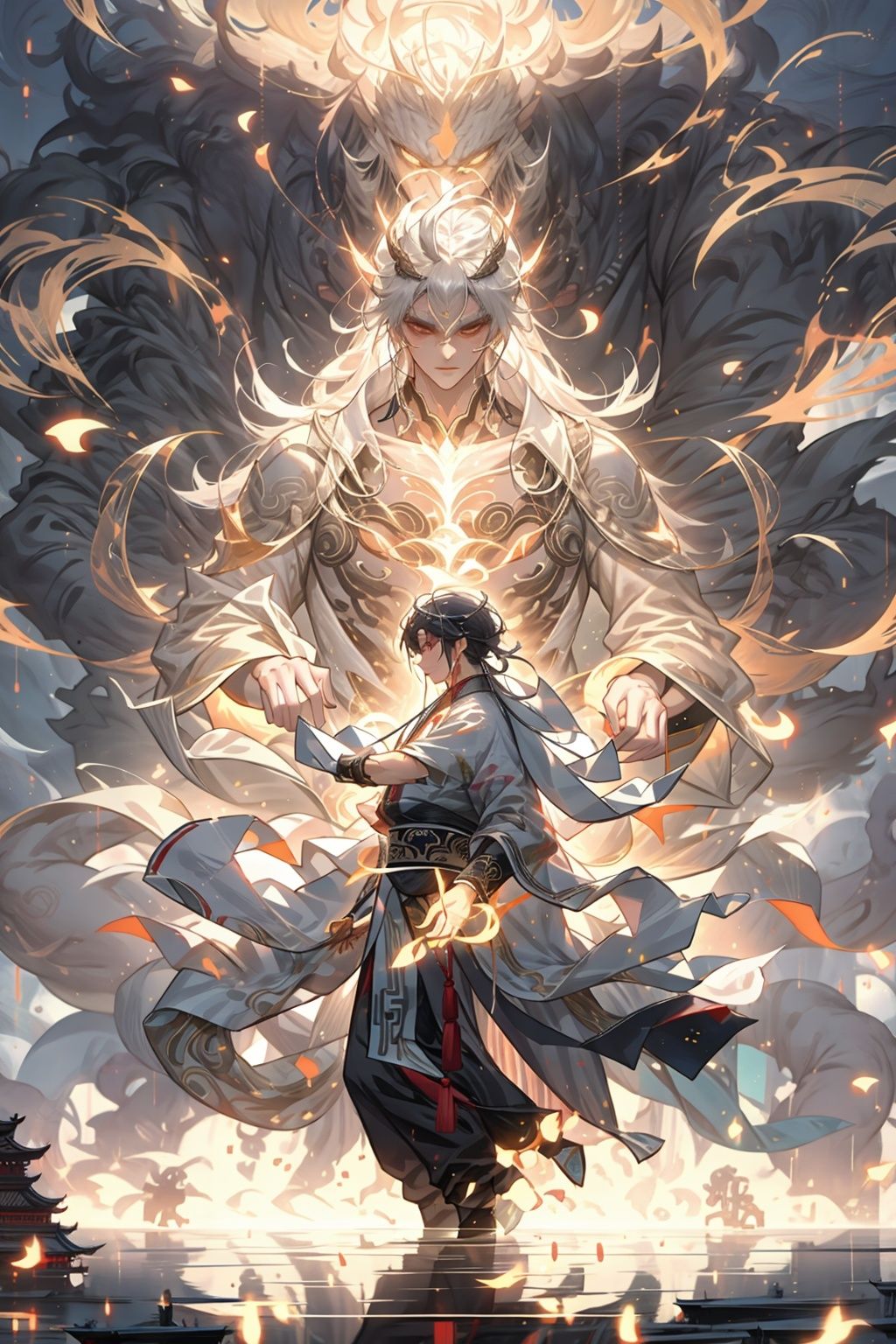 qzjulingqianjiang,  style of sublime light effect,  translucent fluorescent by 轻舟 on Tensor.Art