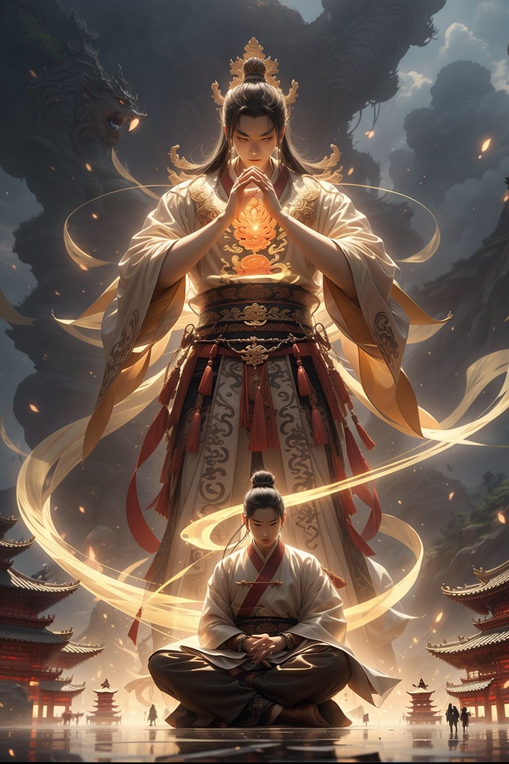 qzjulingqianjiang,  style of sublime light effect,  translucent fluorescent by 轻舟 on Tensor.Art