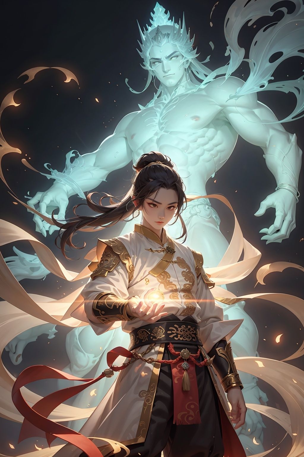 qzjulingqianjiang,  style of sublime light effect,  translucent fluorescent by 轻舟 on Tensor.Art