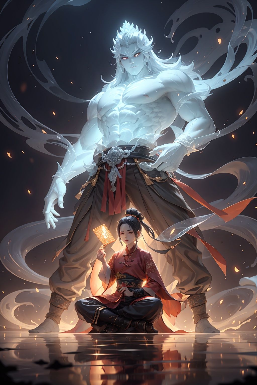 qzjulingqianjiang,  style of sublime light effect,  translucent fluorescent by 轻舟 on Tensor.Art