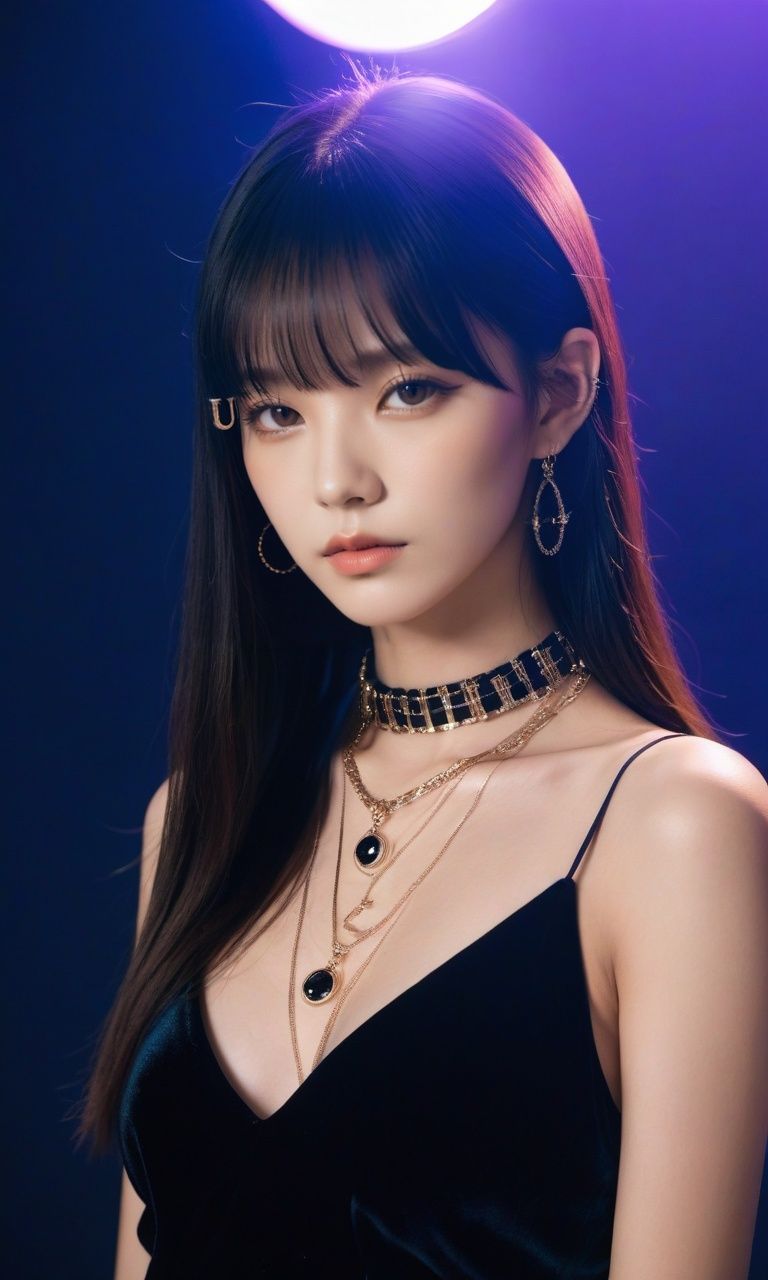 xxmixgirl,  a woman in a black dress posing for a picture,  “uwu the prismatic person on Tensor.Art