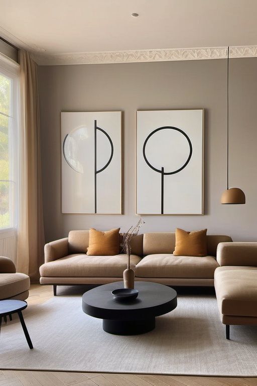 Masterpiece, best quality,((quality))((masterpiece))((realistic)), warm color, warm white, living room, modern minimalist Nordic style, soft lighting, pure picture, (bright color: 1.2), symmetrical composition