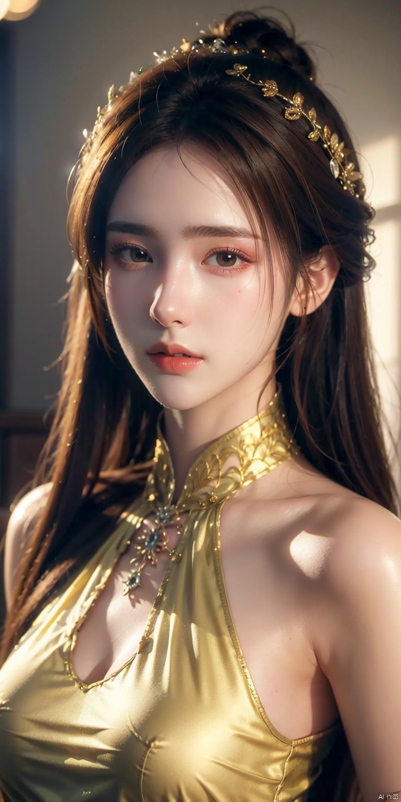  , best quality, 8K, HDR, highres, absurdres:1.2, blurry background, bokeh:1.2, Photography, (photorealistic:1.4), (masterpiece:1.3), (intricate details:1.2), 1girl, solo, delicate, (detailed eyes), (detailed facial features), petite,skin tight, (looking_at_viewer), from_front, (skinny), (lipgloss, caustics, Broad lighting, natural shading, 85mm, f/1.4, ISO 200, 1/160s:0.75),dress, , ((poakl)),Light master,,nalanyanran