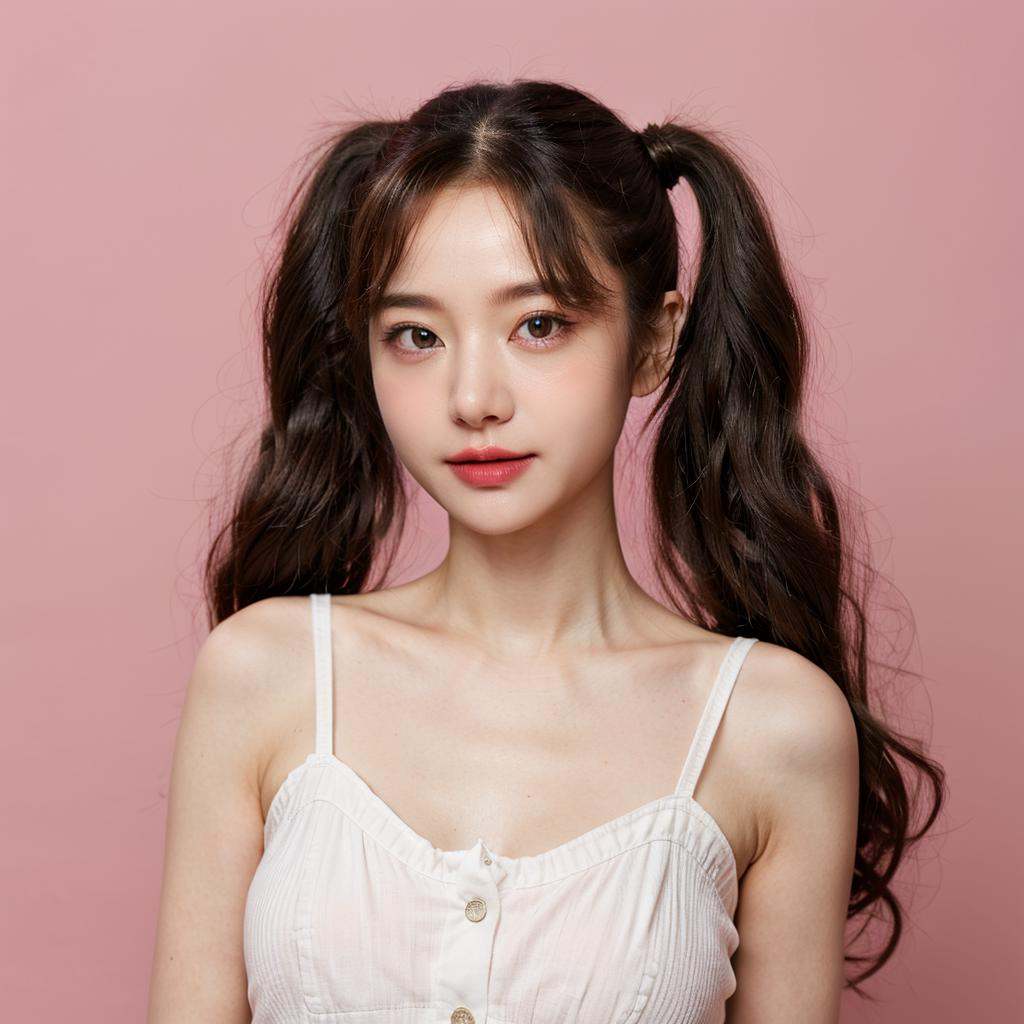 girlqq03,  photographed on a Nikon Z7 II Mirrorless Camera,  120mm F/4 wide-angle((twin tails)) on Tensor.Art