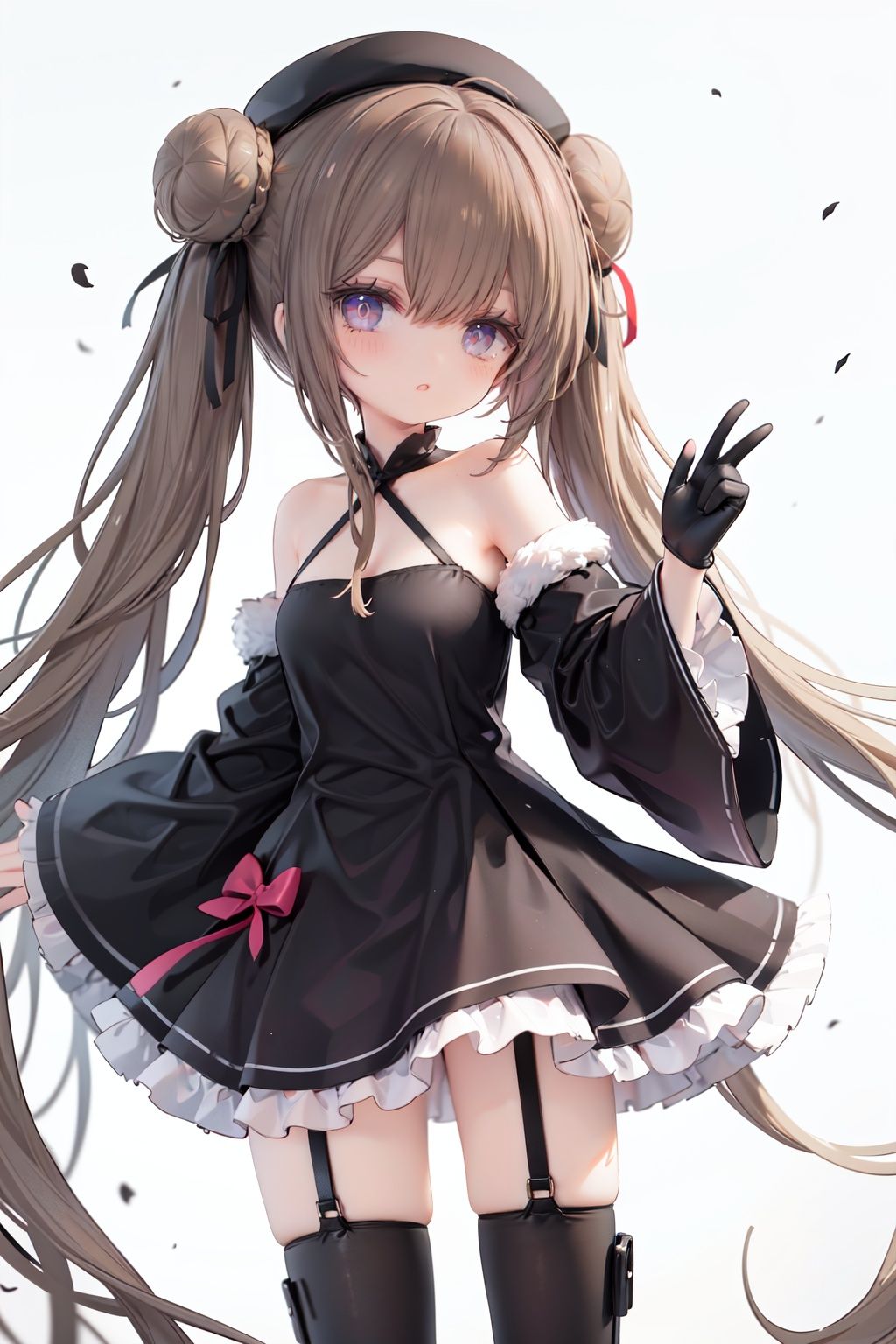 1girl,  dress,  double bun on Tensor.Art