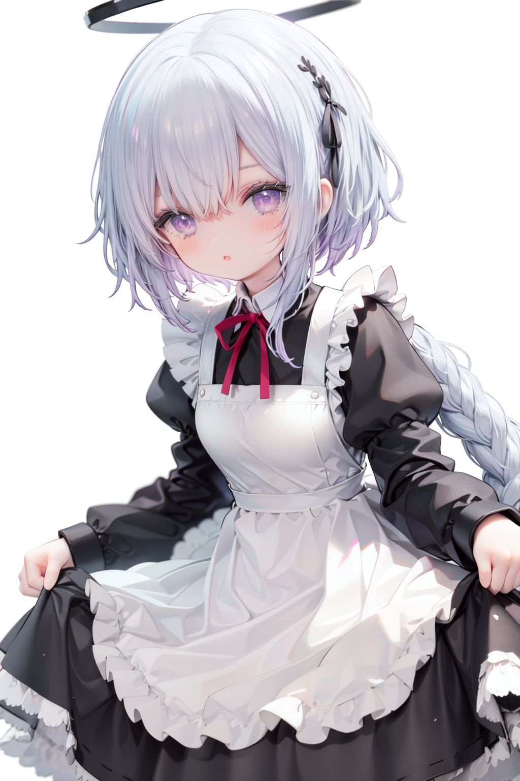 1girl,  solo,  apron on Tensor.Art