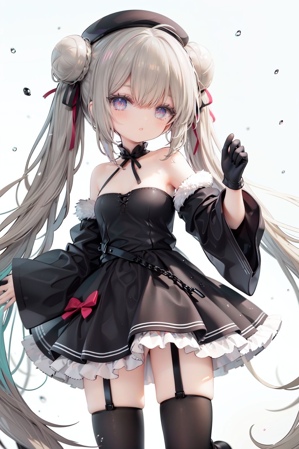 1girl,  dress,  double bun on Tensor.Art