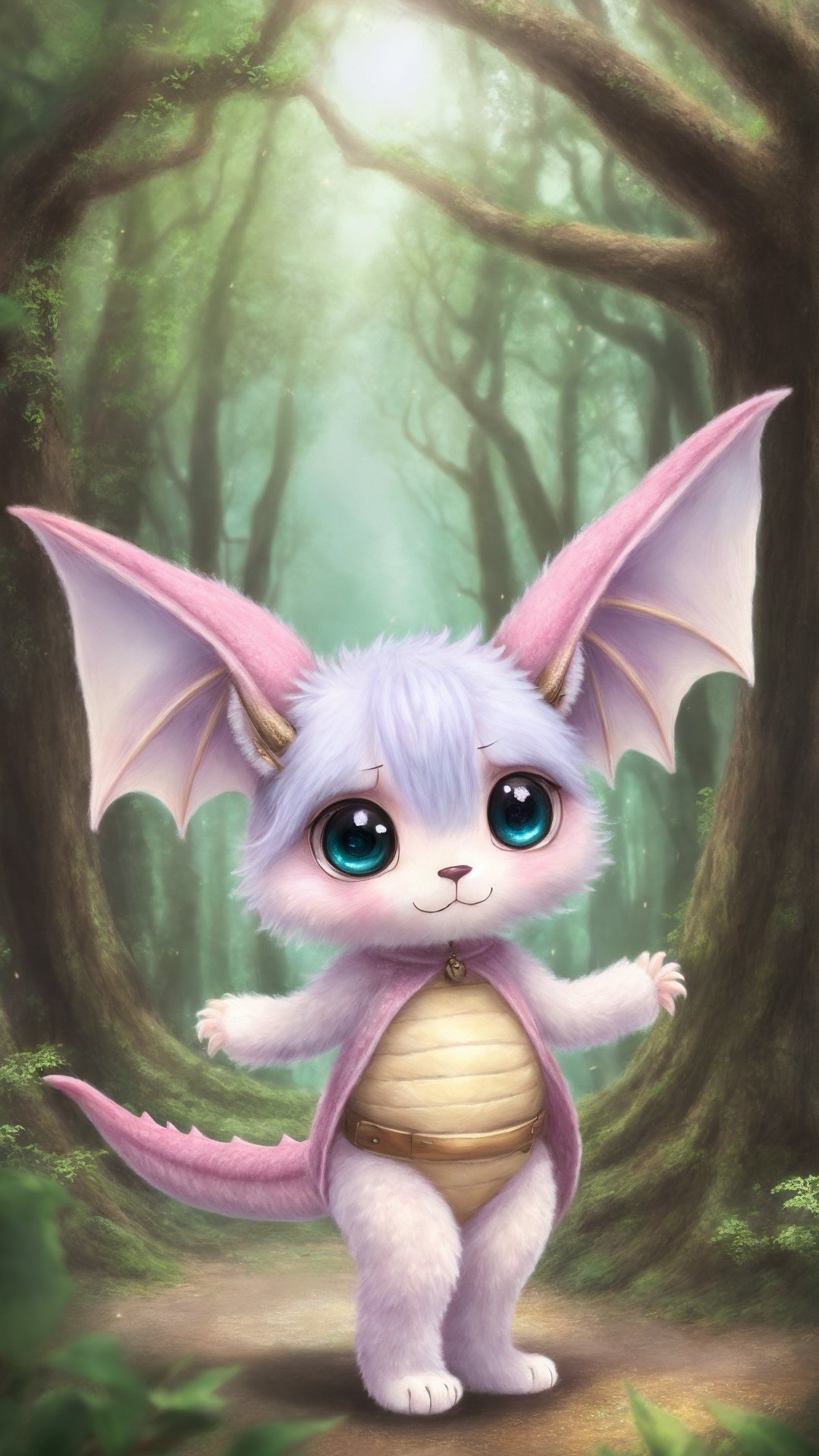 cute chibi baby dragon,  soft pastels,  pastel colors on Tensor.Art